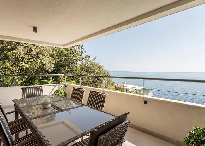 公寓 Cozy In Dingac With House Sea View *